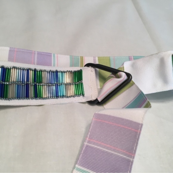 Fletcher Artworks, LLC Spring is Here Hand Beaded Belt